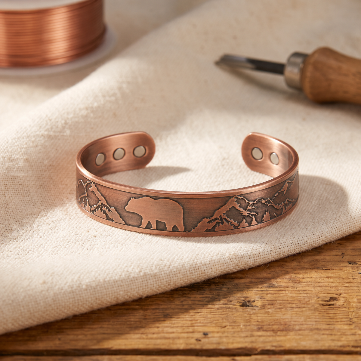 Pulsera de Cobre Elara - Madre Osa