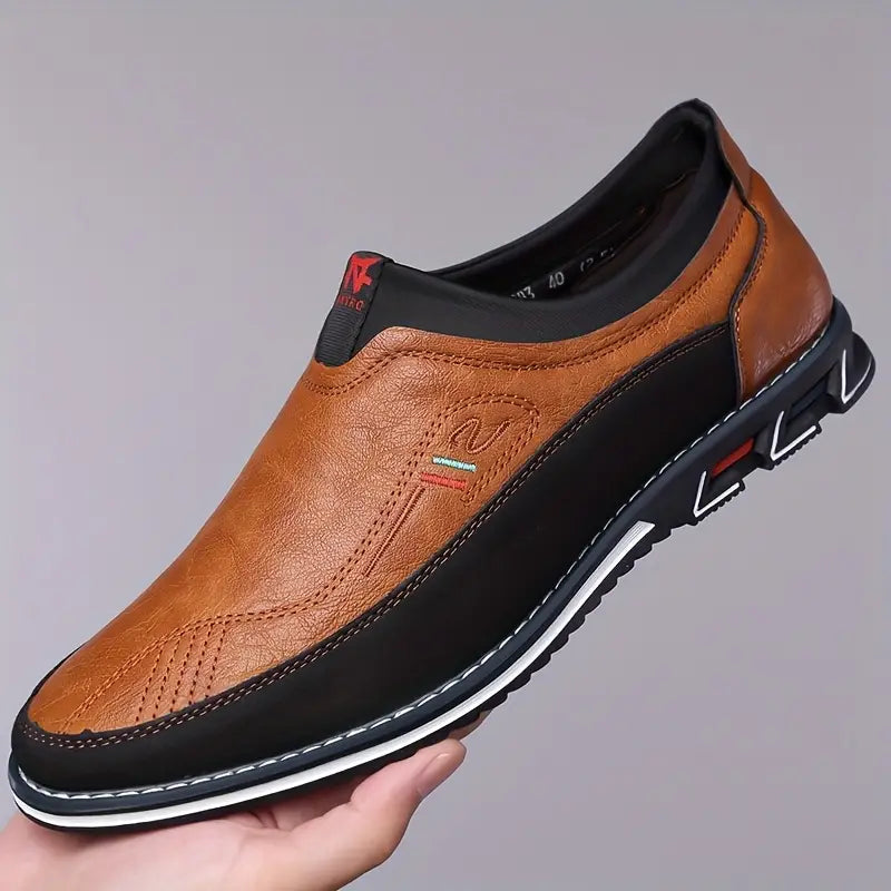 Daron - Mocasín de cuero antideslizante