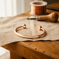 Pulsera de Cobre Elara - Vena Blanca