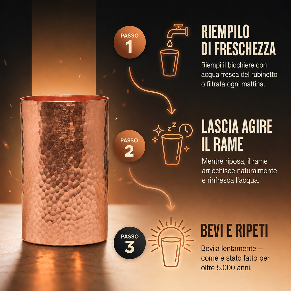 Taza de Cobre Puro Elara