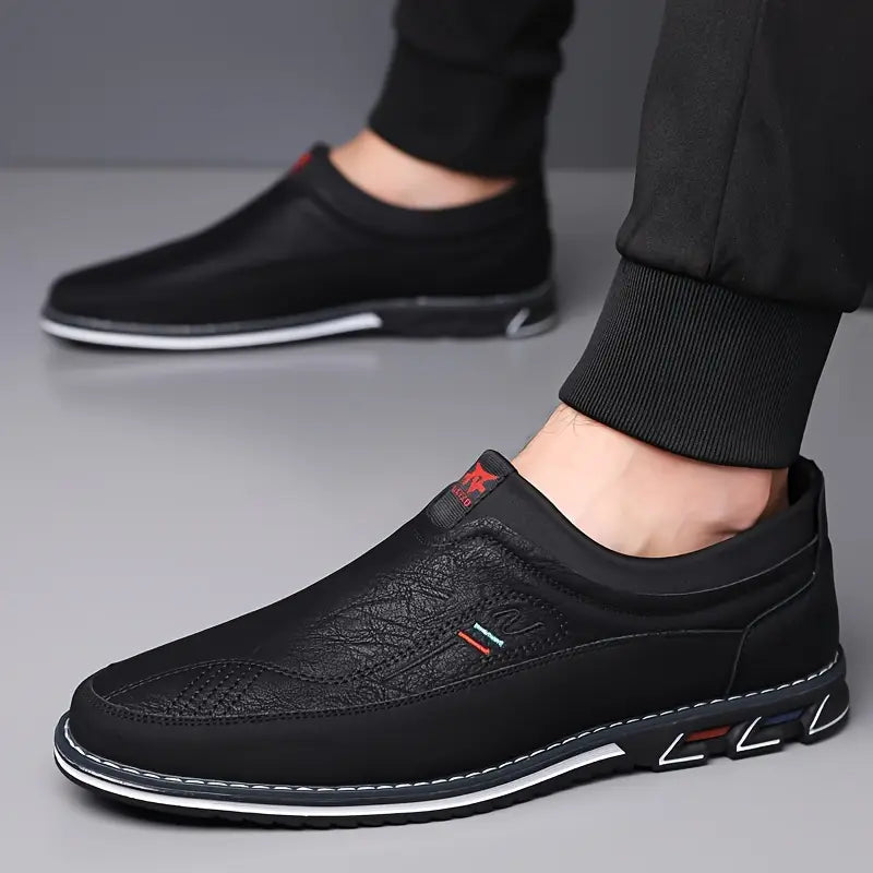 Daron - Mocasín de cuero antideslizante