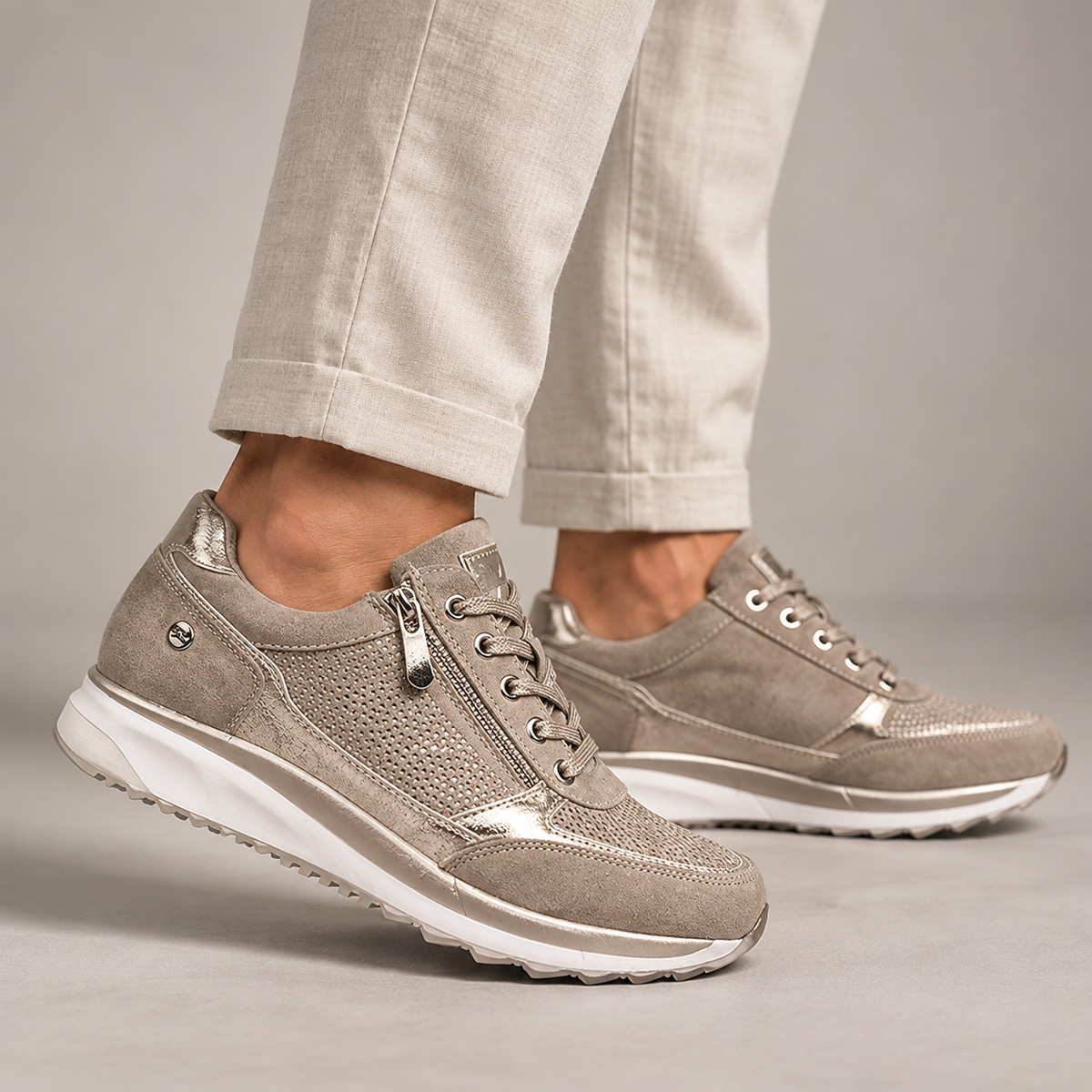 Martina | Zapatillas con Cremallera