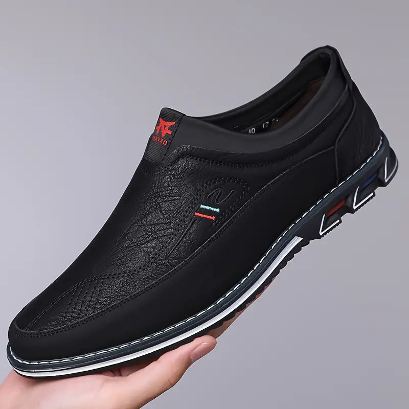 Daron - Mocasín de cuero antideslizante