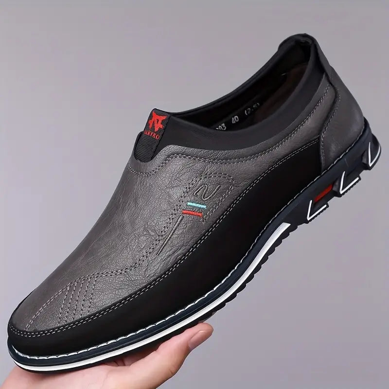 Daron - Mocasín de cuero antideslizante