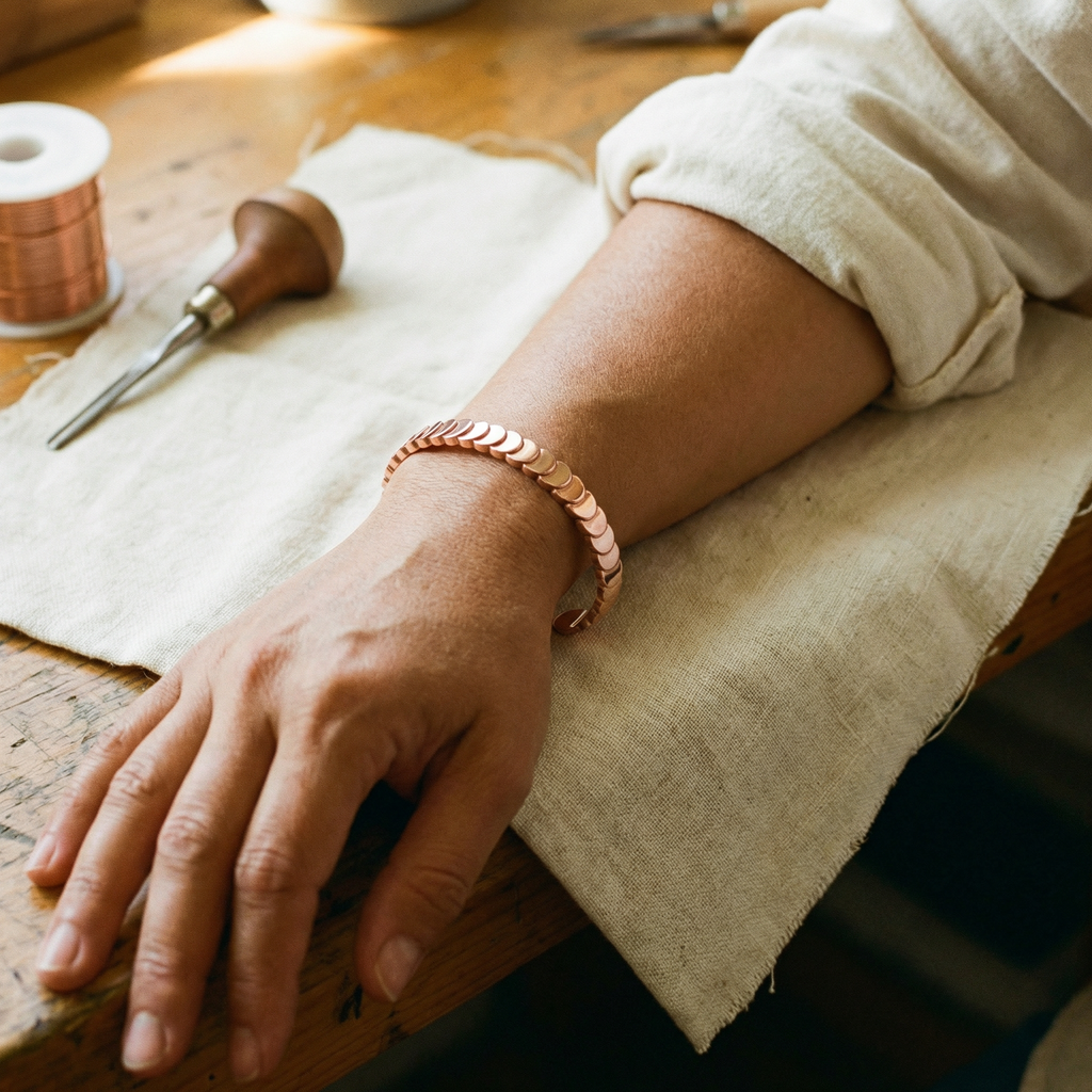Pulsera de Cobre Elara - Mareas
