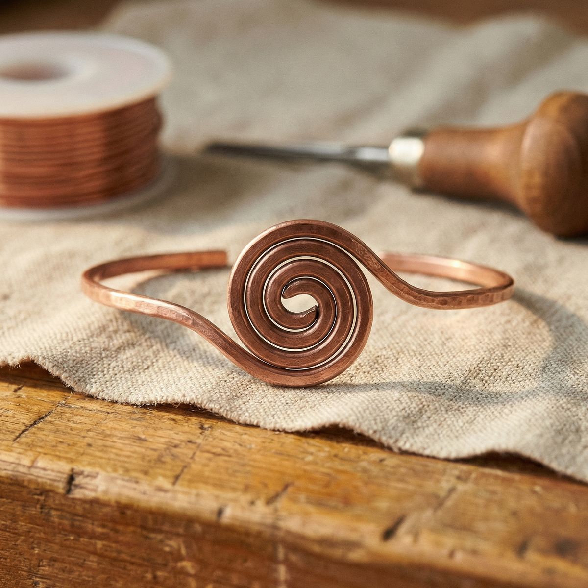 Brazalete de Tobillo de Cobre Elara - Riva