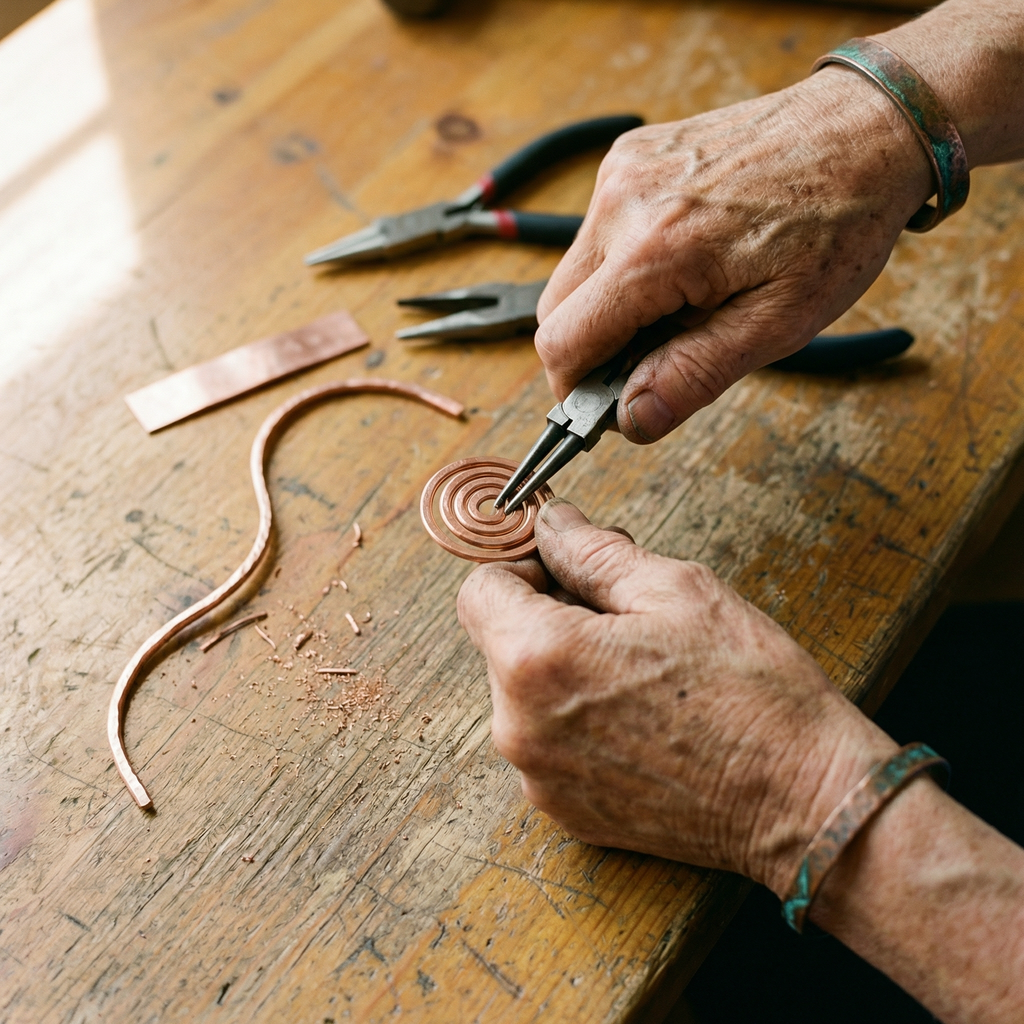Brazalete de Tobillo de Cobre Elara - Riva