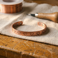 Pulsera de Cobre Elara - Arcilla