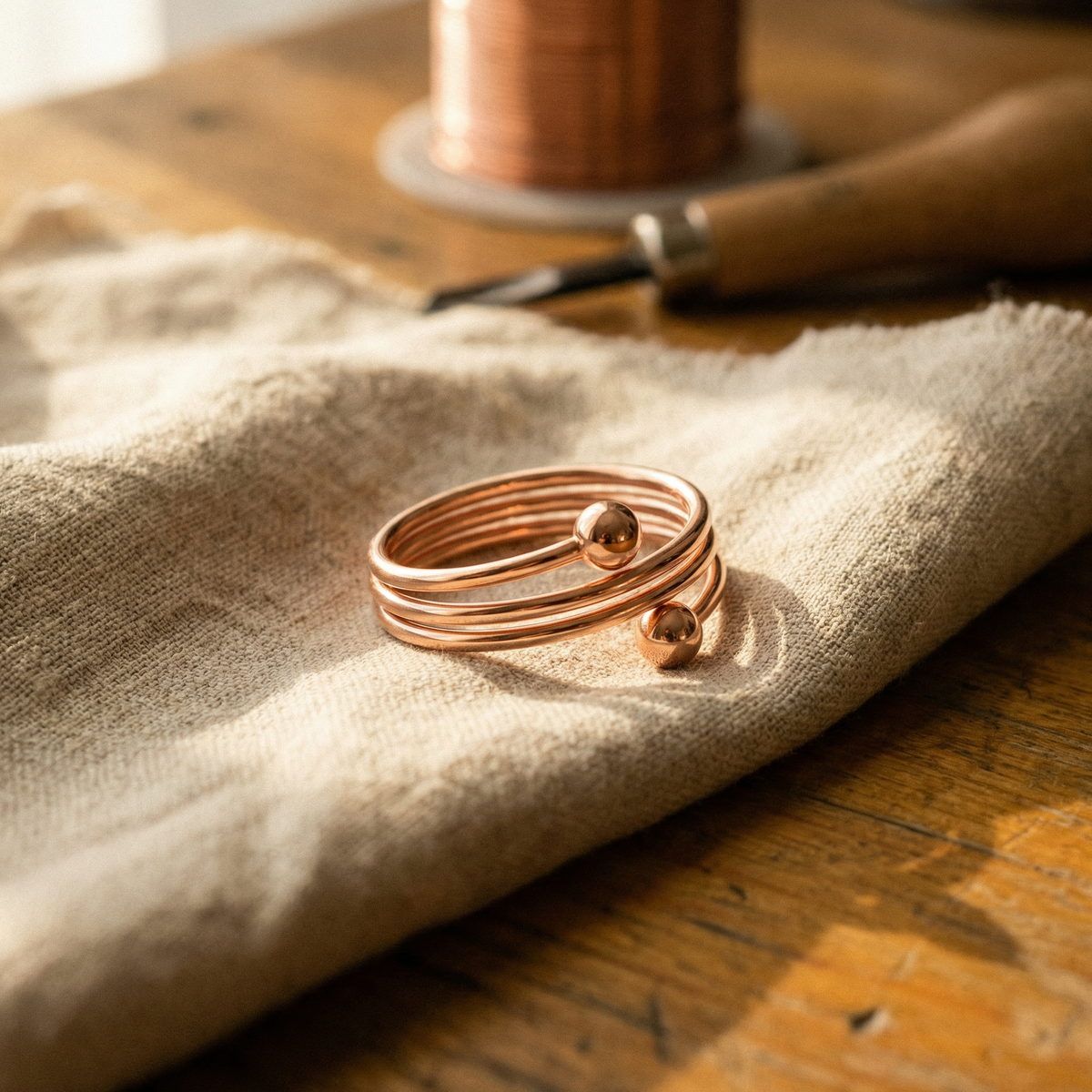 Anillo de Cobre Elara - Silt