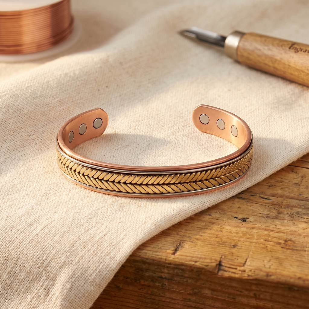Pulsera de Cobre Elara - Viento