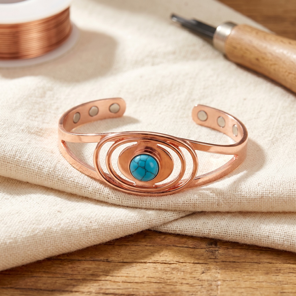 Pulsera de Cobre Elara - Sedge