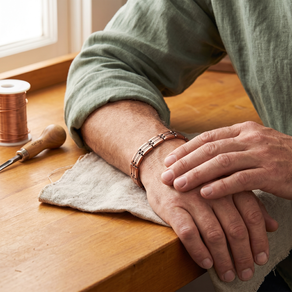 Pulsera de Cobre para Hombre Elara - Pike