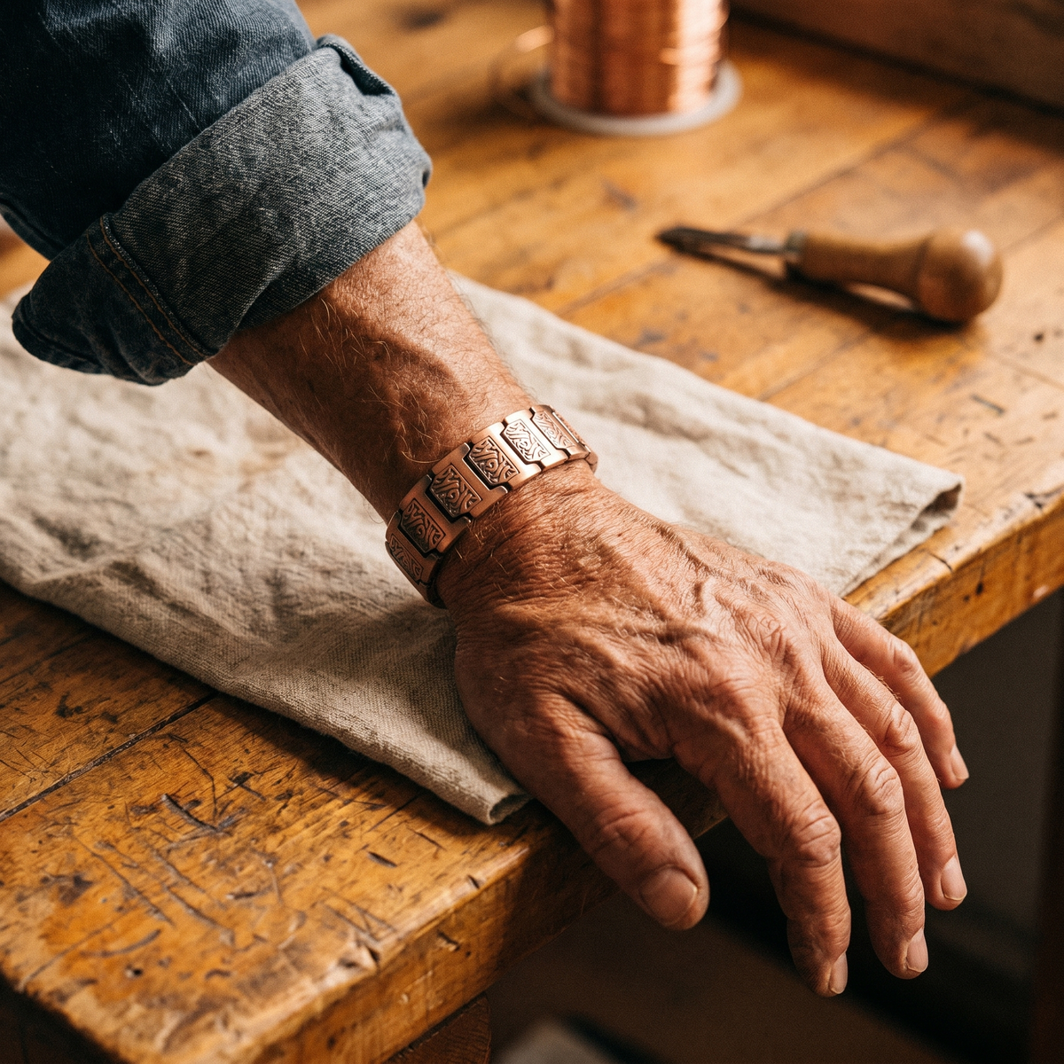 Pulsera de Cobre para Hombre Elara - Glen