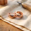 Pendientes de Cobre Elara - Concha