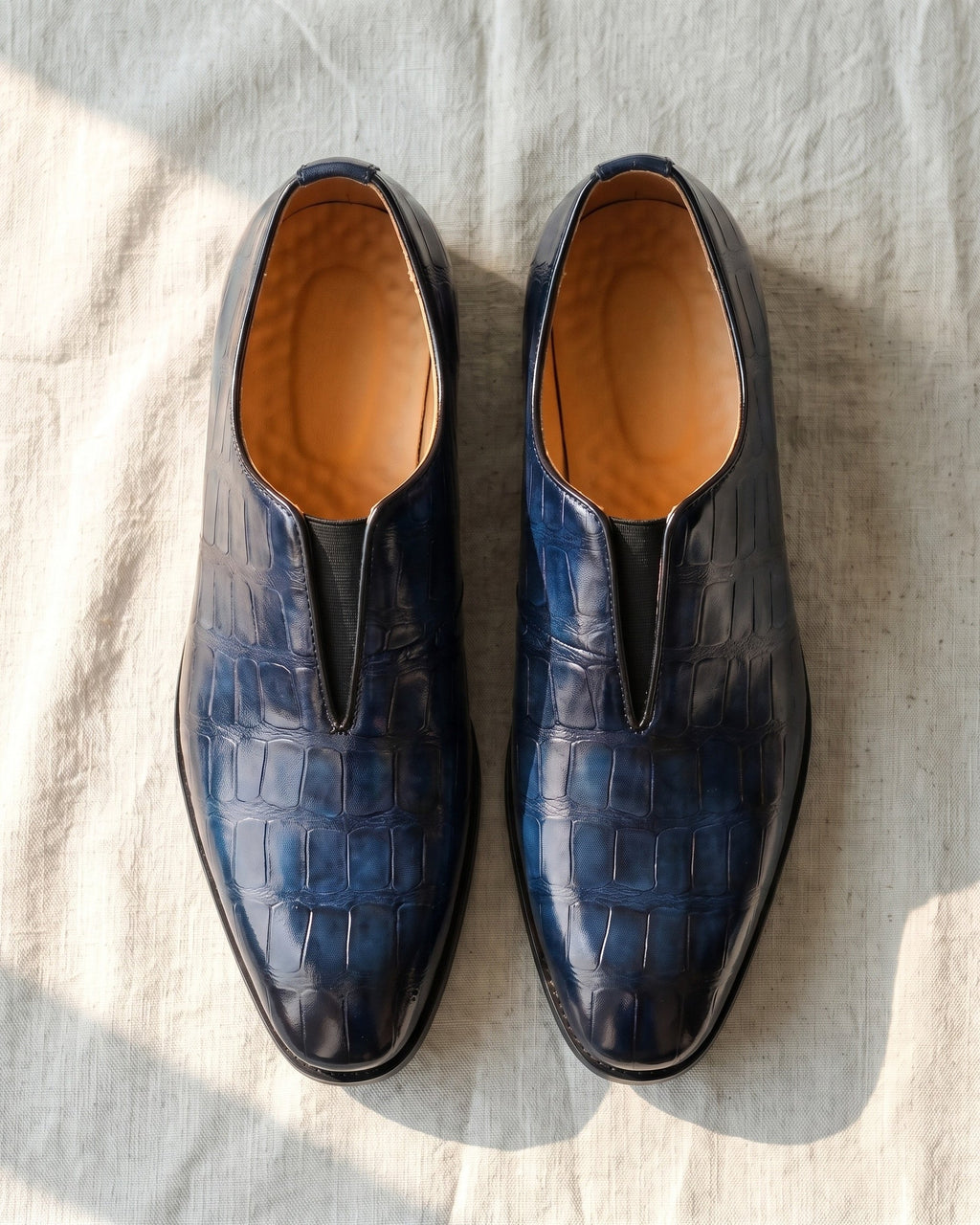 Mocasín Lorenzo de piel sin cordones