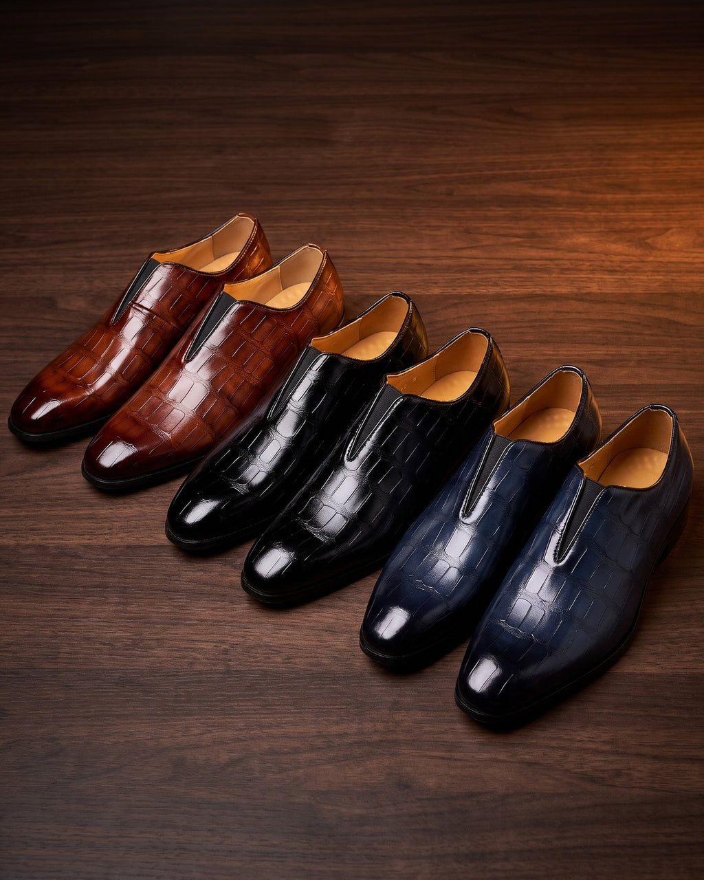 Mocasín Lorenzo de piel sin cordones