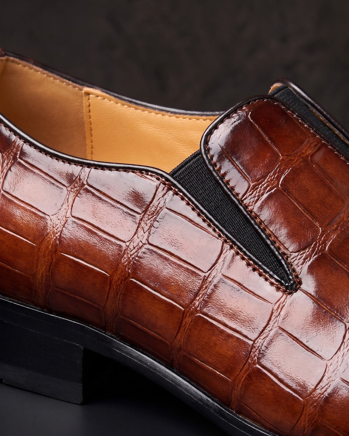 Mocasín Lorenzo de piel sin cordones
